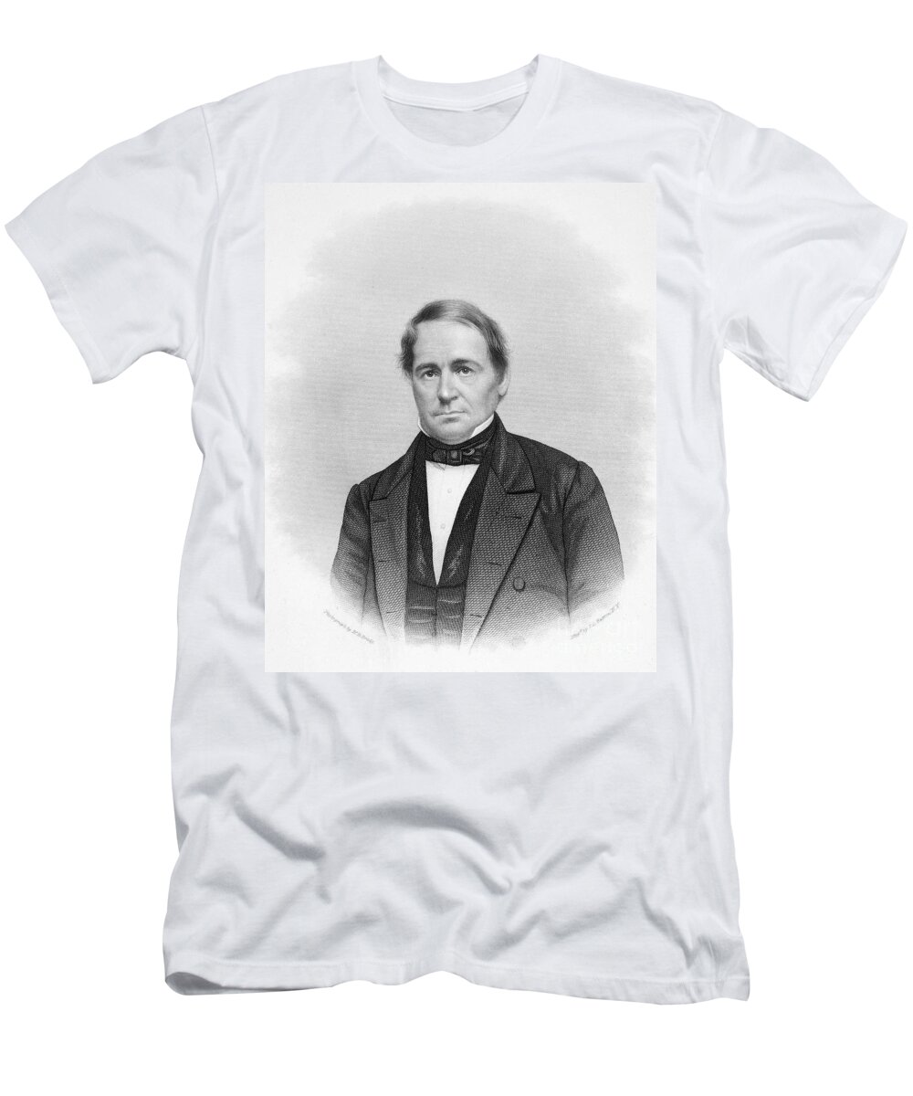 19th Century T-Shirt featuring the photograph Hannibal Hamlin by Granger