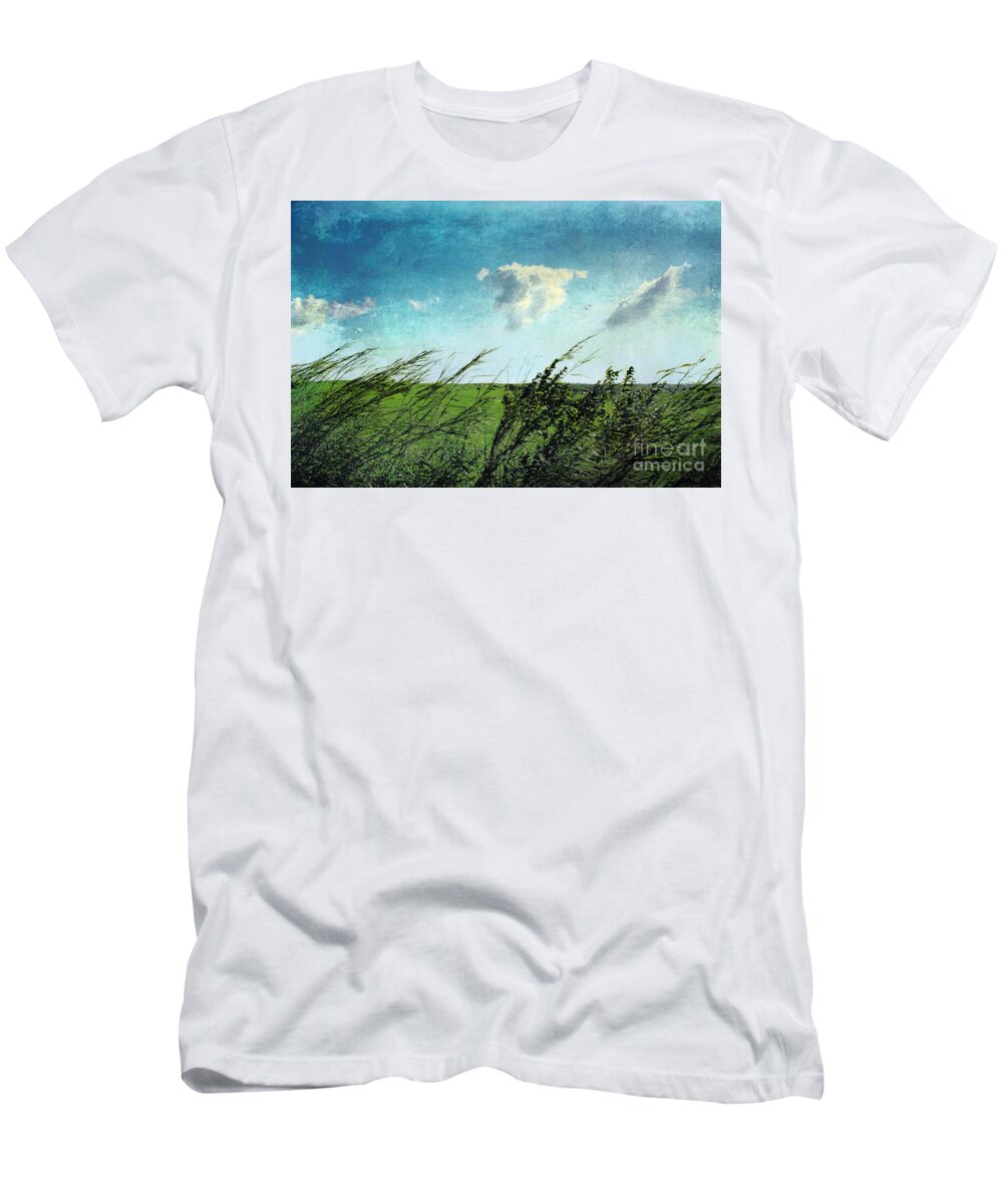 South Point T-Shirt featuring the photograph Ka Lae Winds by Ellen Cotton