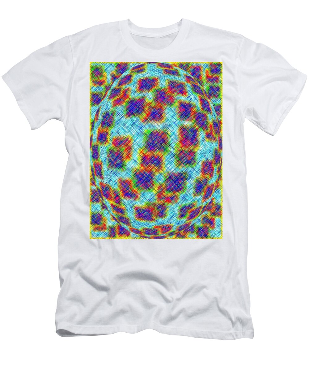 Micro Linear T-Shirt featuring the digital art Micro Linear 27 by Will Borden