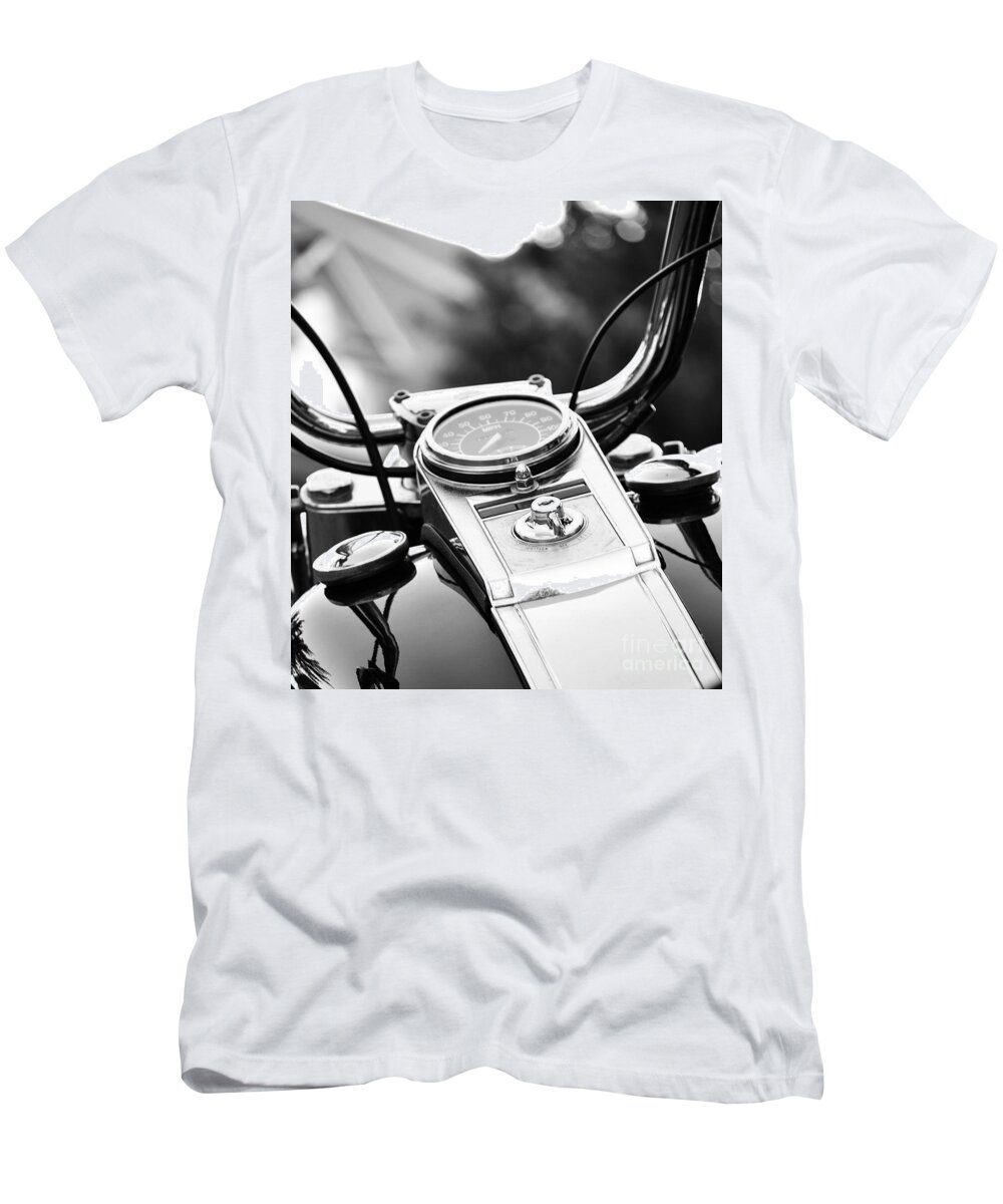 Motorcycle T-Shirt featuring the photograph Miles to Go Before I Sleep by Traci Cottingham