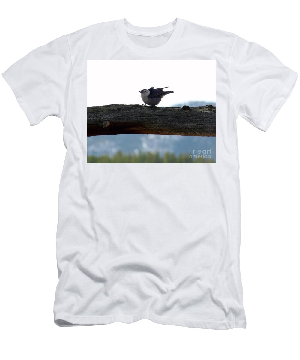 Nuthatch T-Shirt featuring the photograph Nuthatch by Dorrene BrownButterfield