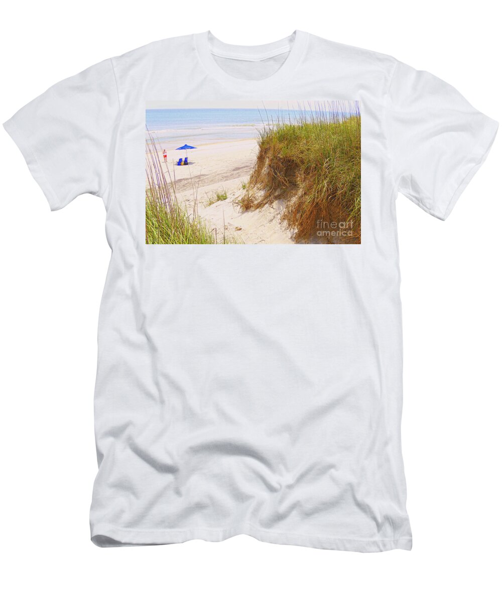 Beach T-Shirt featuring the photograph Outerbanks by Lydia Holly