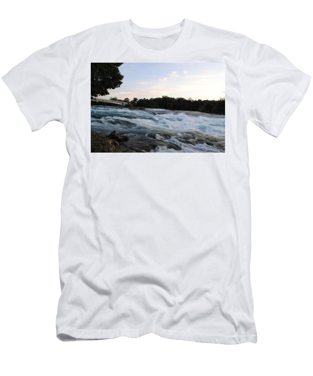  T-Shirt featuring the photograph Rapids by Michael Frank Jr