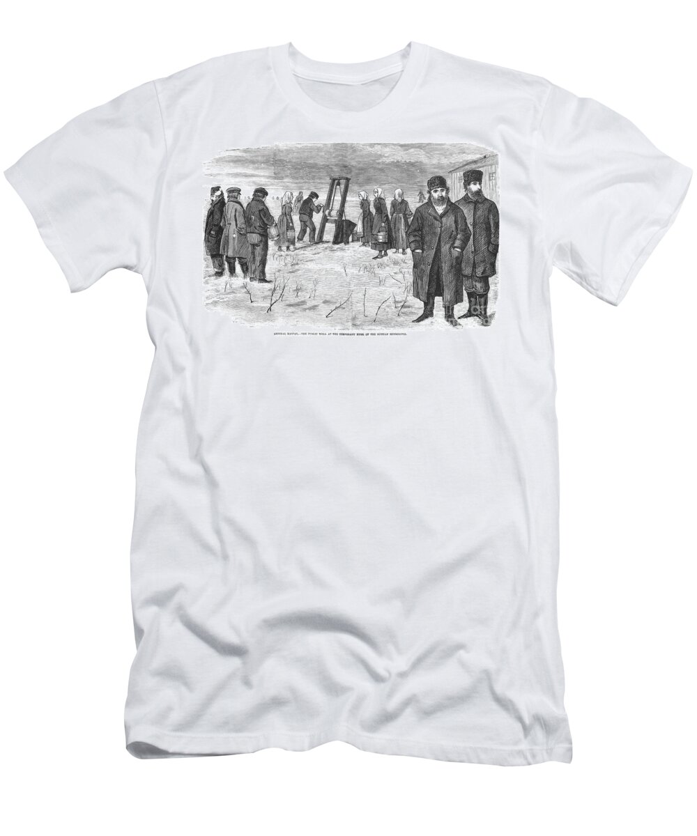 1875 T-Shirt featuring the photograph Russian Mennonites, 1875 by Granger