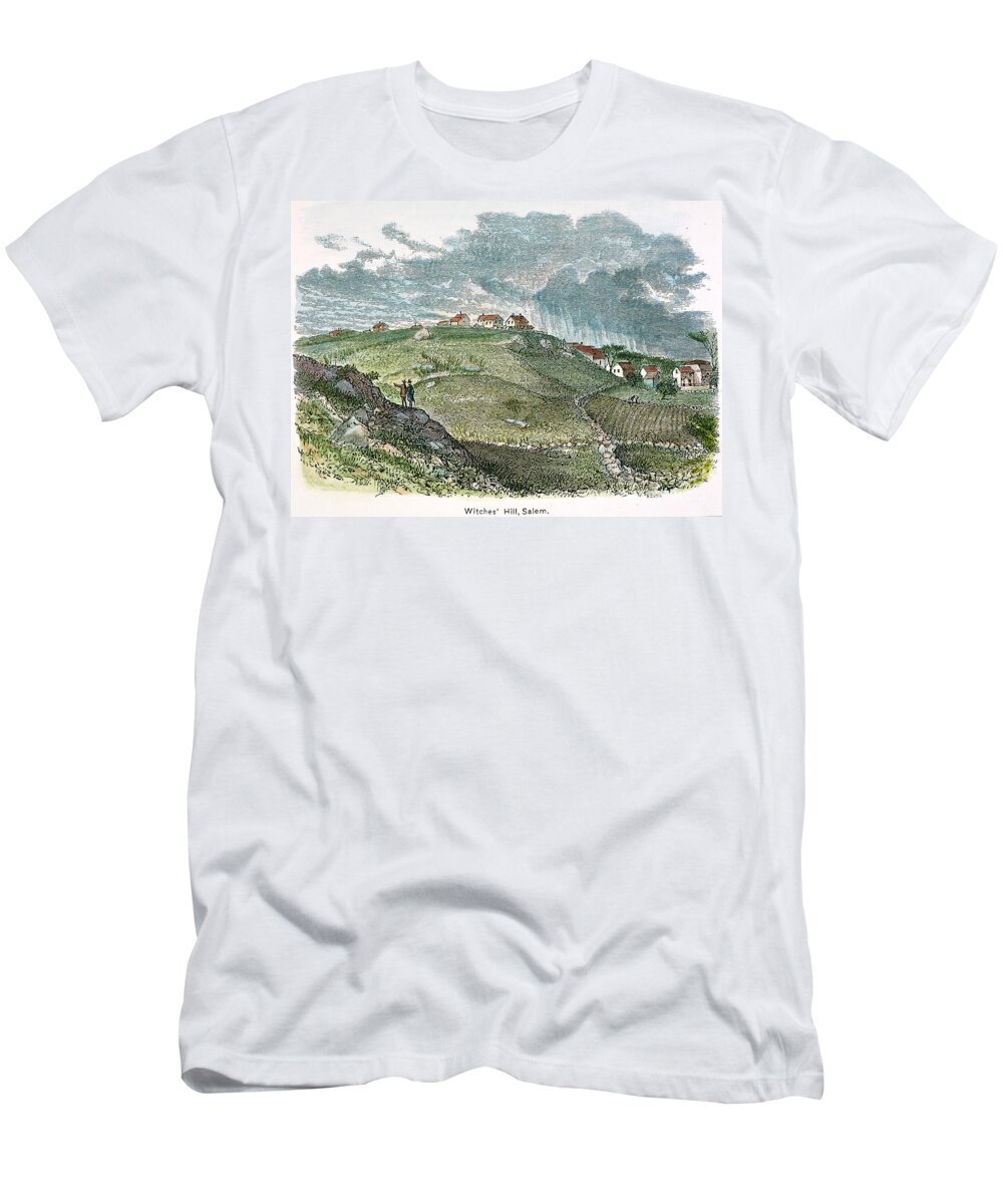 1692 T-Shirt featuring the photograph Salem: Witches Hill by Granger