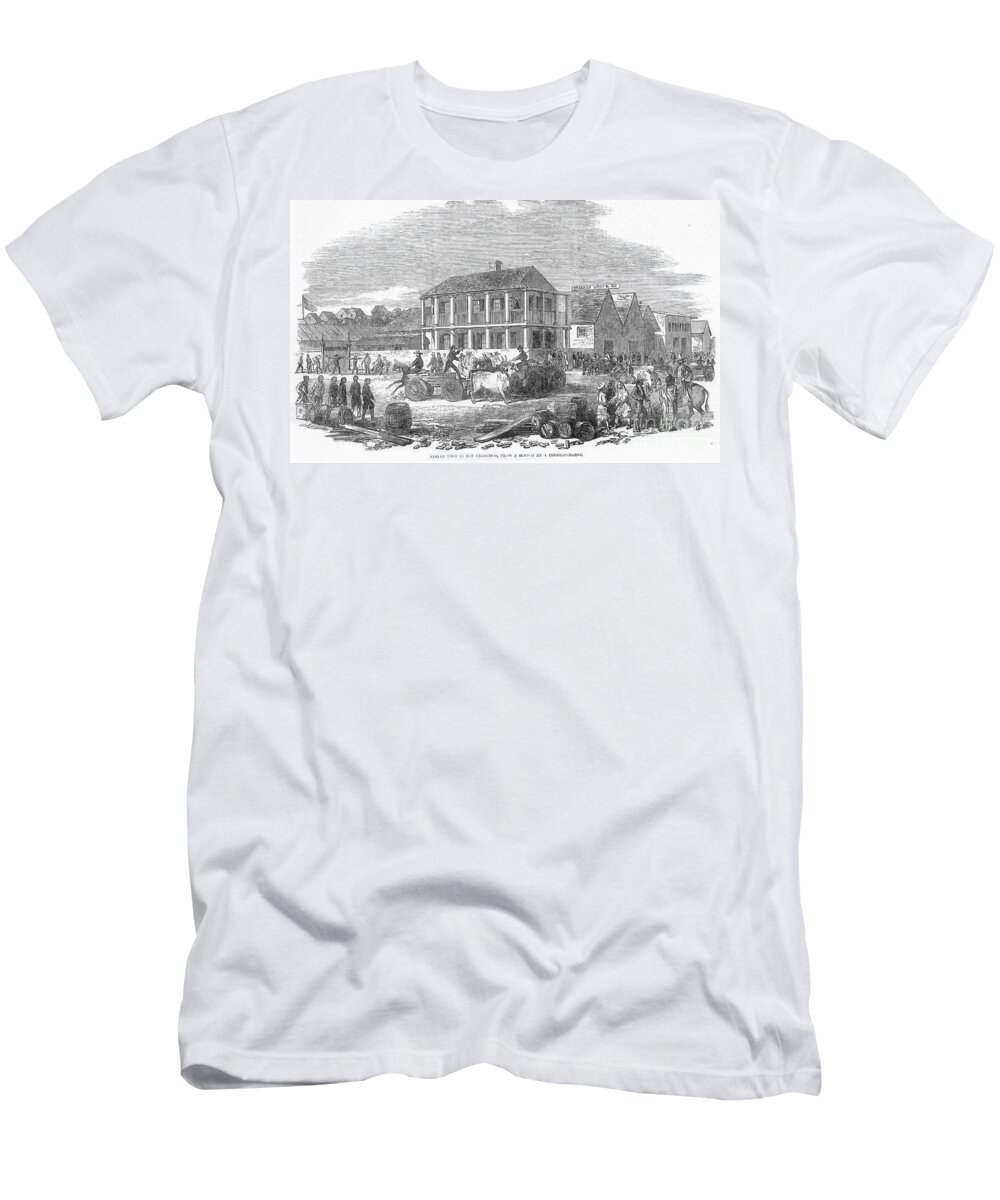 1850 T-Shirt featuring the photograph San Francisco, 1850 by Granger
