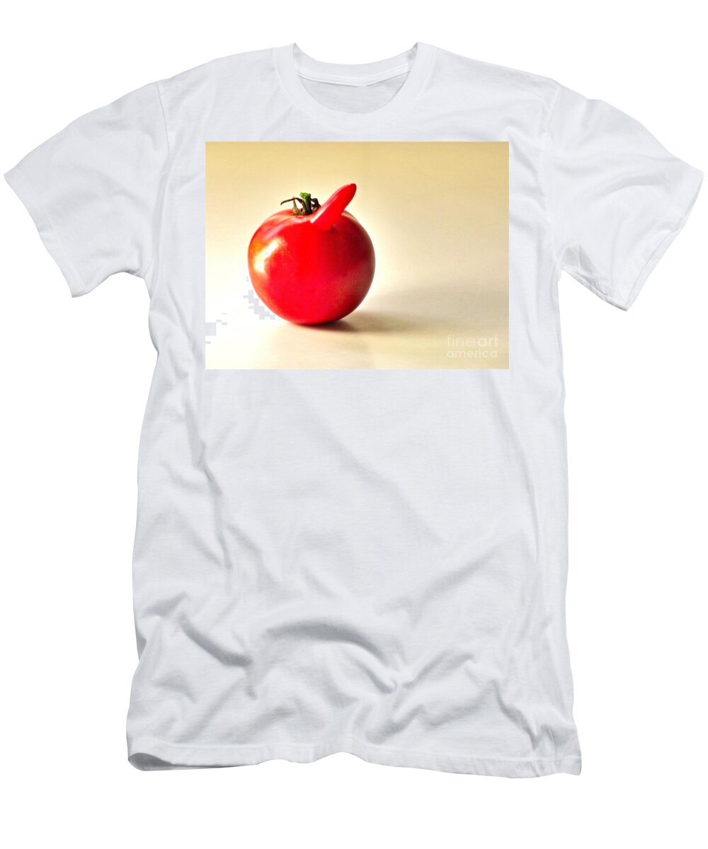 Garden T-Shirt featuring the photograph Saucy tomato by Sean Griffin