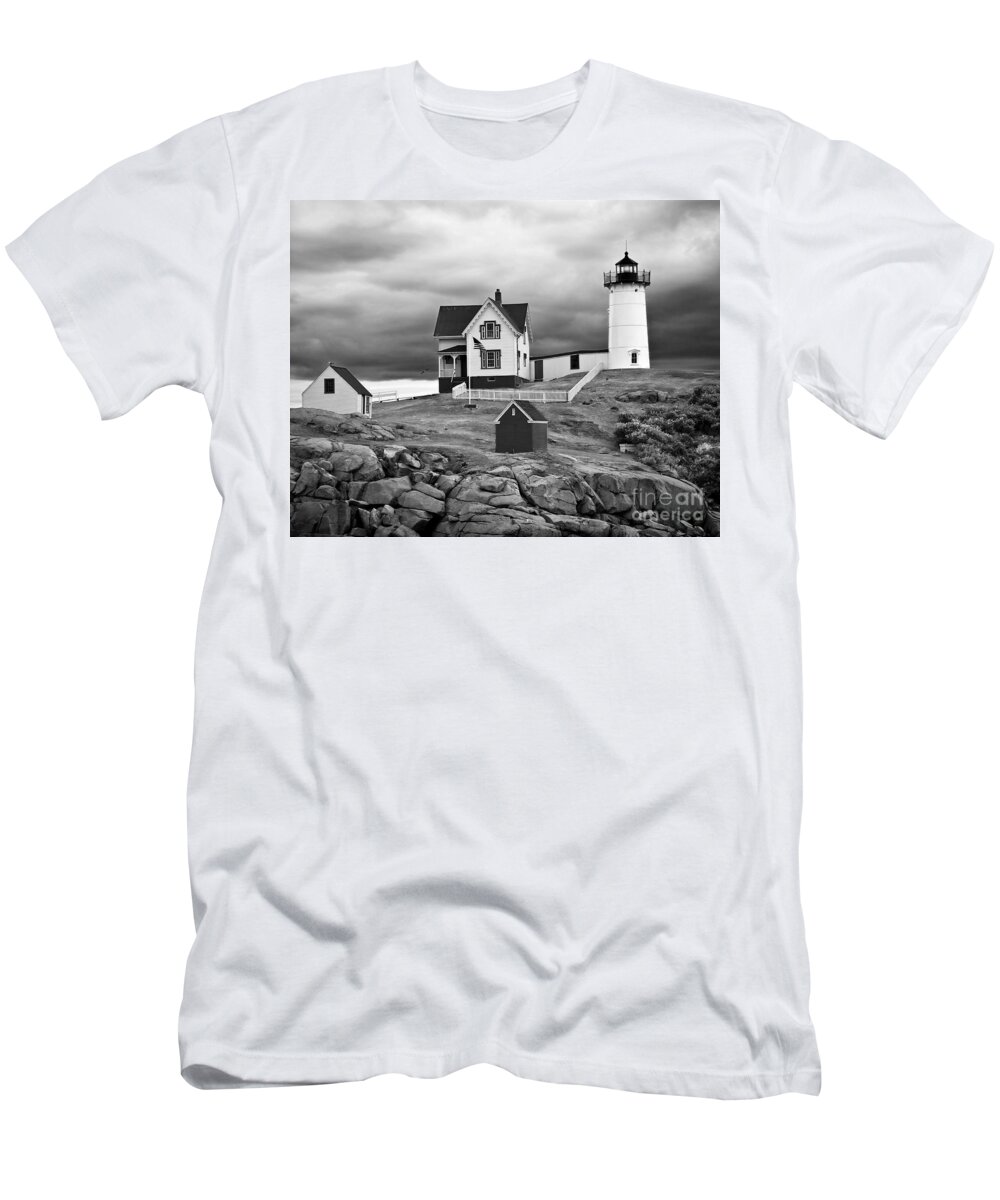  Outdoors T-Shirt featuring the photograph Storm Warning by Jim Chamberlain