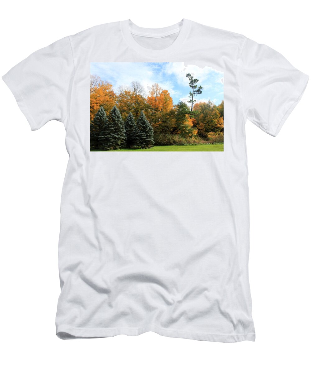 Autumn T-Shirt featuring the photograph The Sanctuary by Munir Alawi