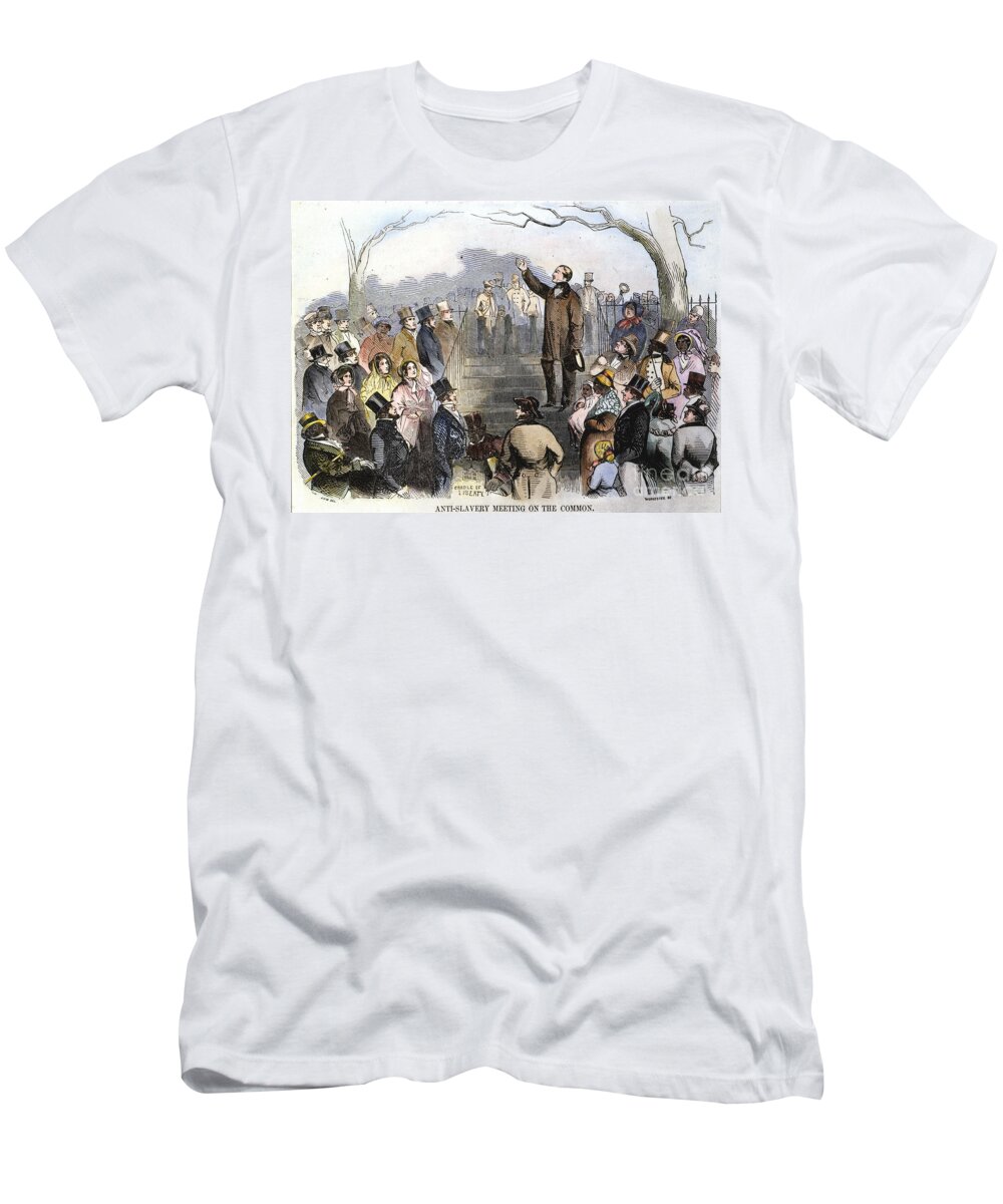 1851 T-Shirt featuring the photograph Wendell Phillips by Granger