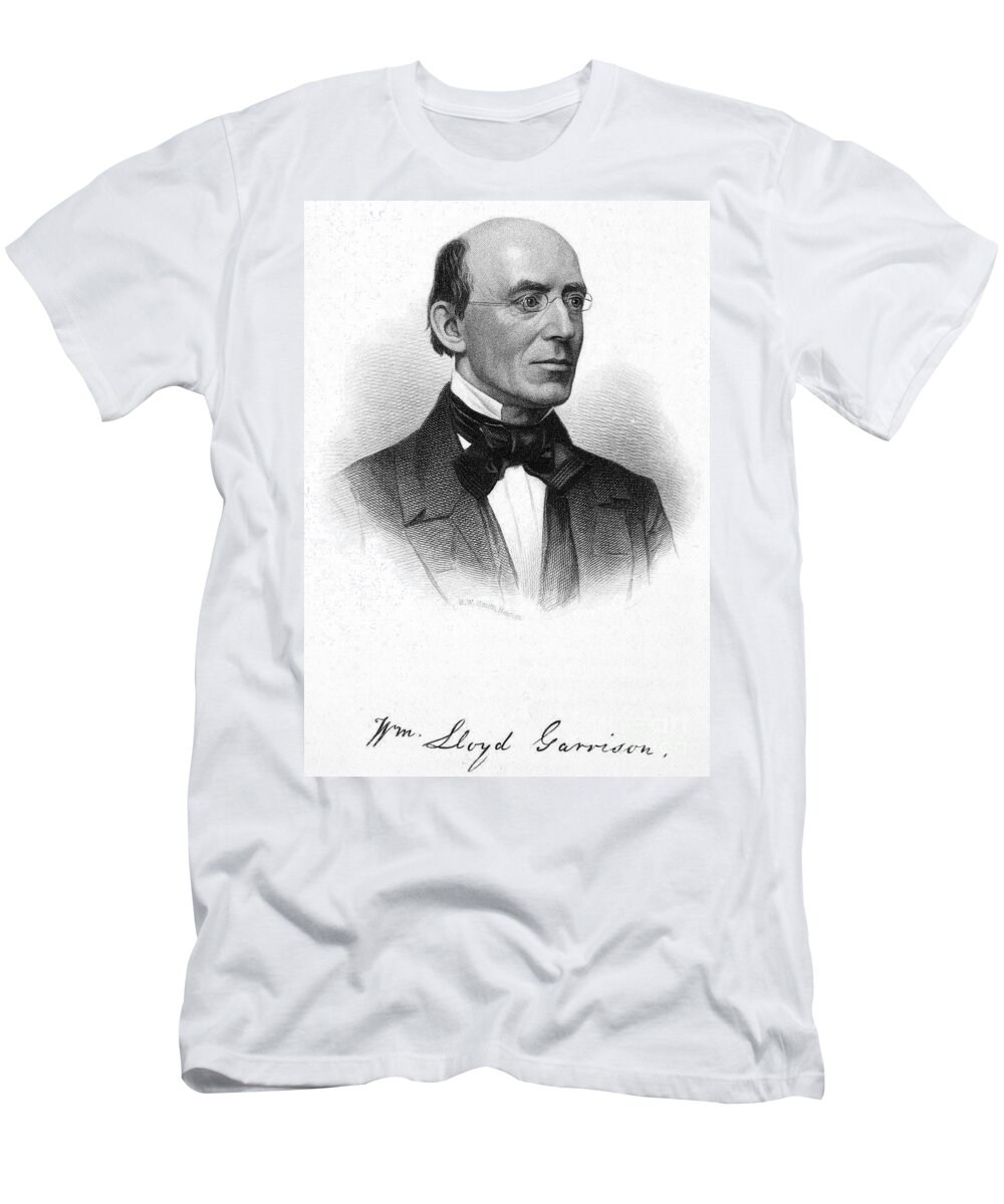19th Century T-Shirt featuring the drawing William Lloyd Garrison by Granger