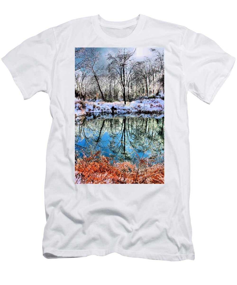 Ice T-Shirt featuring the photograph Winter Wonder by Kristin Elmquist