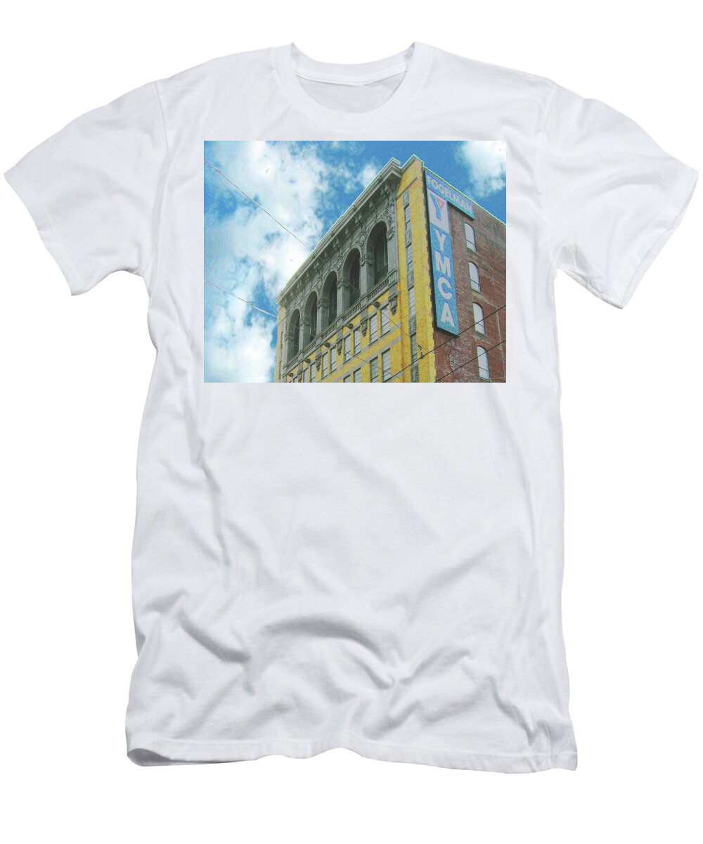 Ymca. Memphis T-Shirt featuring the photograph Ymca by Lizi Beard-Ward