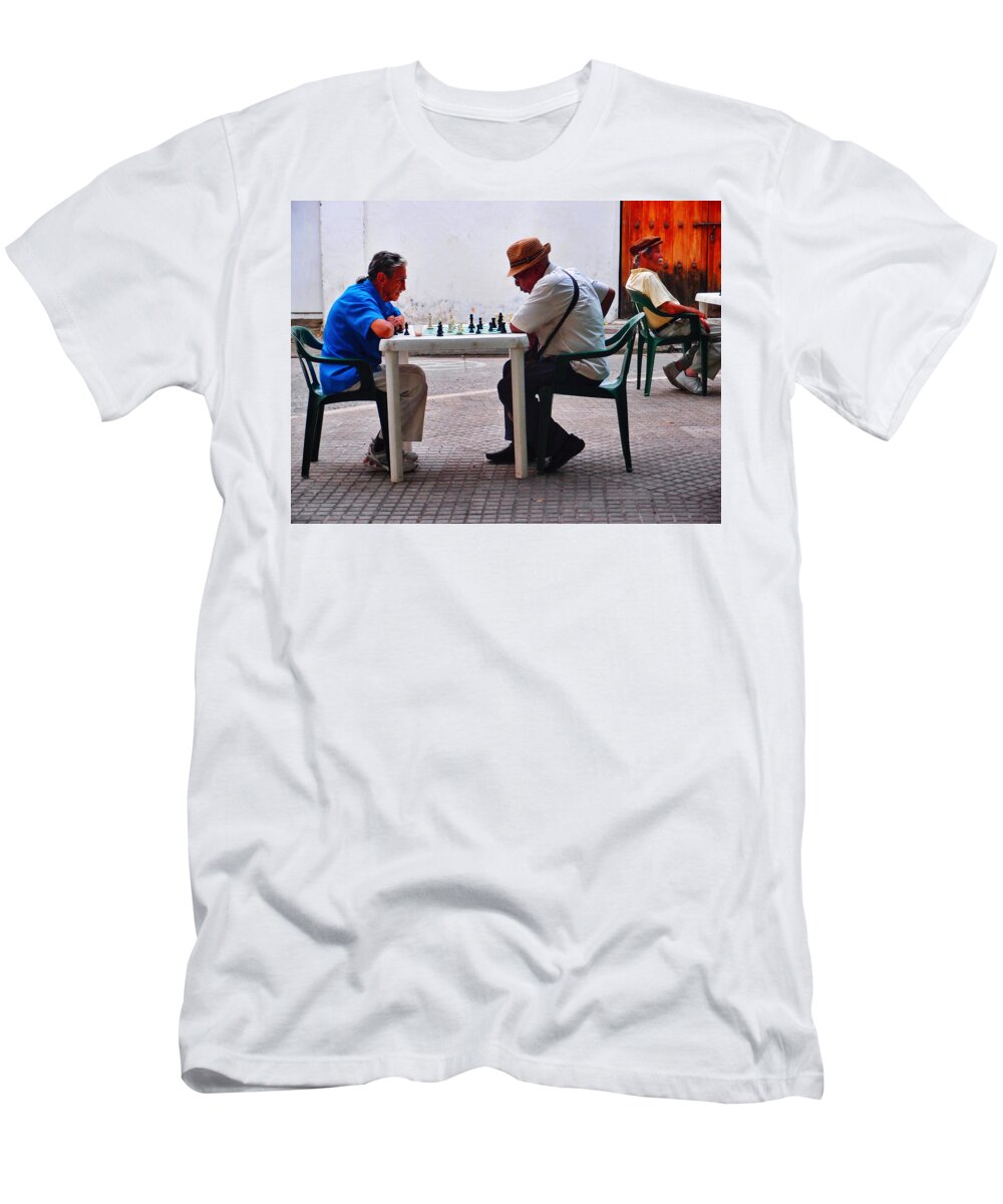 Your Move T-Shirt featuring the photograph Your Move by Skip Hunt