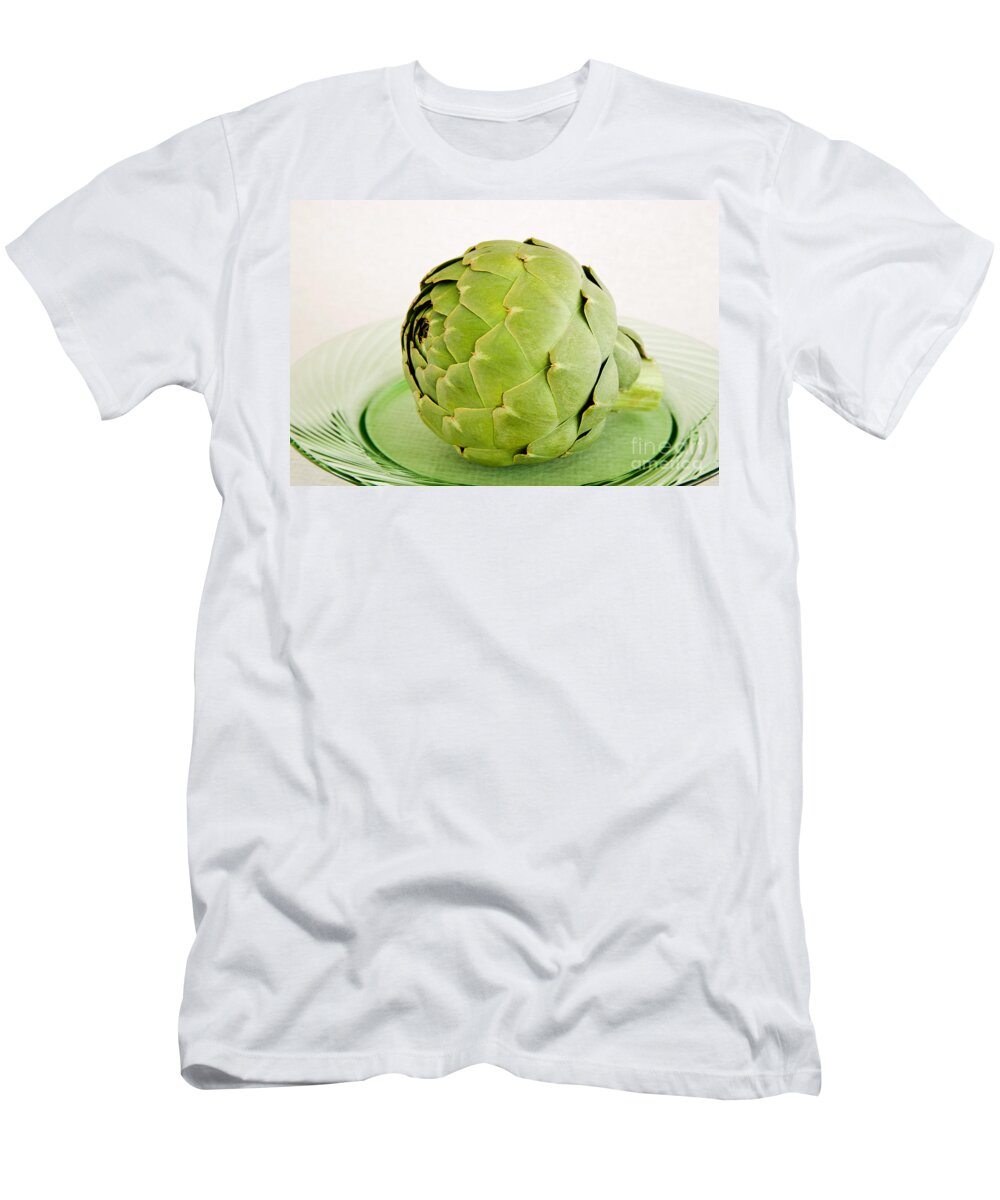 Artichoke T-Shirt featuring the photograph Artichoke #1 by Inga Spence