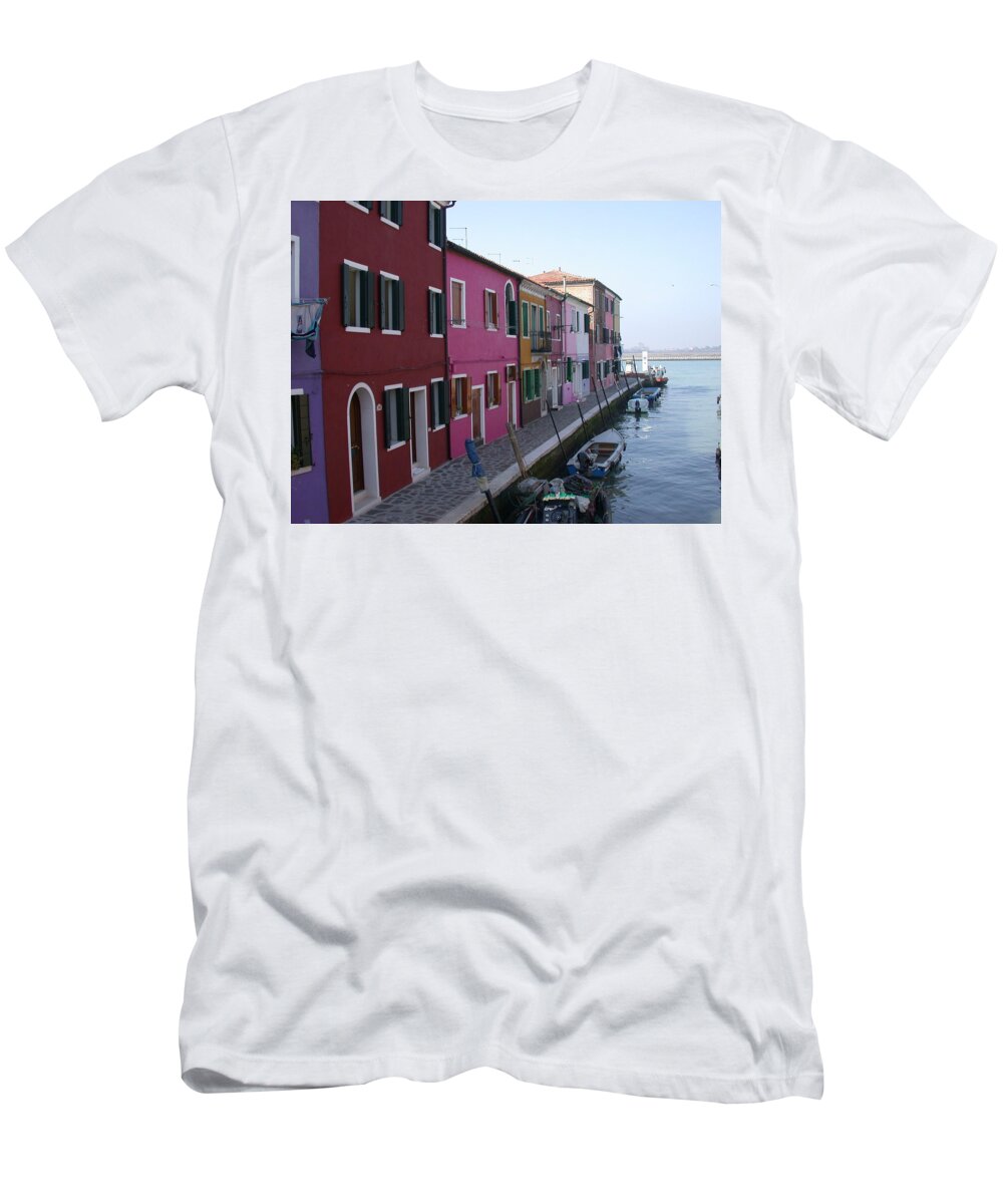  T-Shirt featuring the photograph Burano #1 by Aggy Duveen