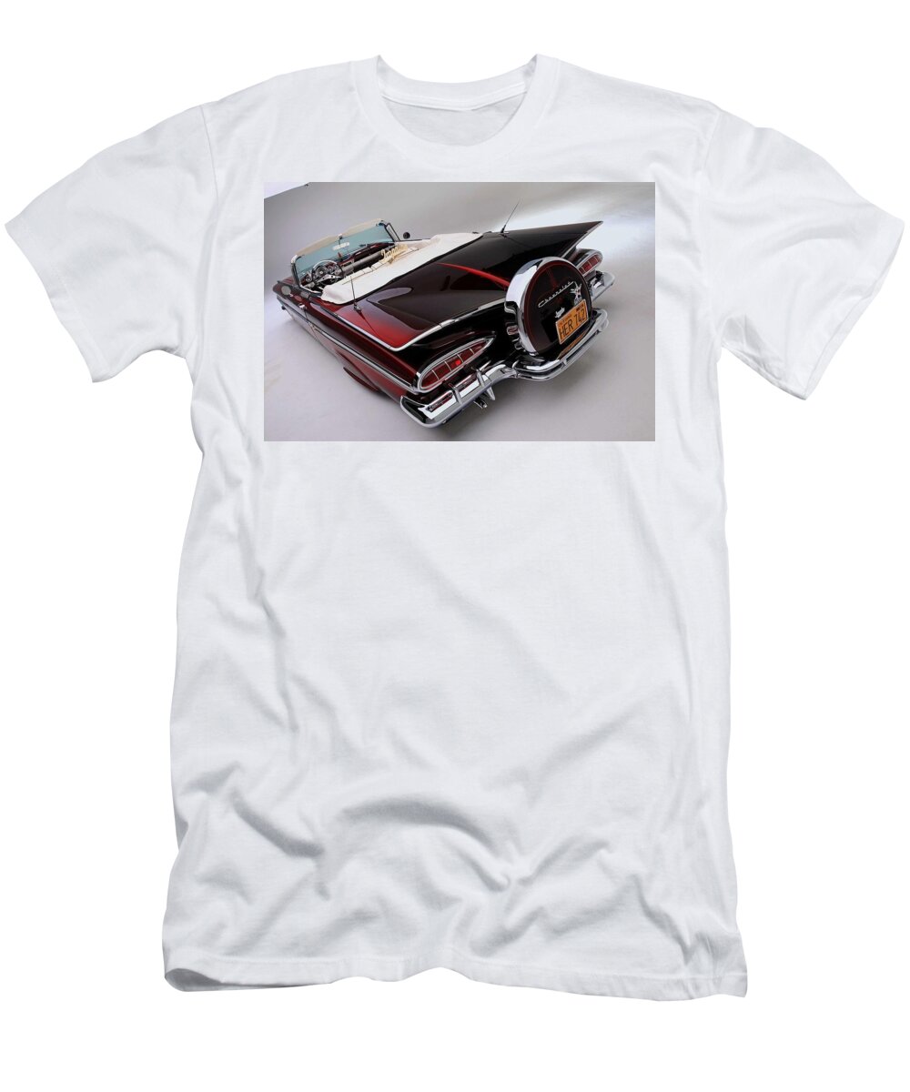Chevrolet Impala T-Shirt featuring the photograph Chevrolet Impala #1 by Jackie Russo