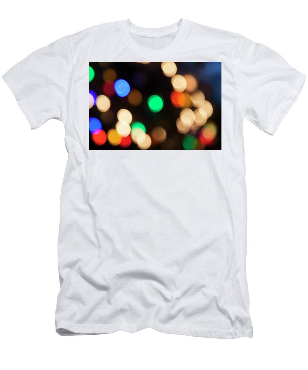 Holiday T-Shirt featuring the photograph Christmas Lights #1 by Susan Stone