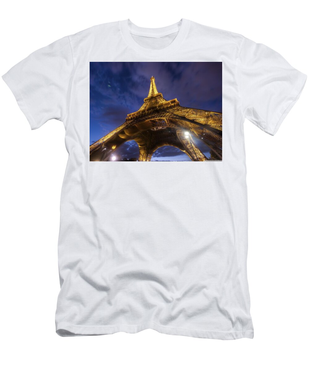 Eiffel Tower T-Shirt featuring the photograph Eiffel Tower #1 by Jackie Russo