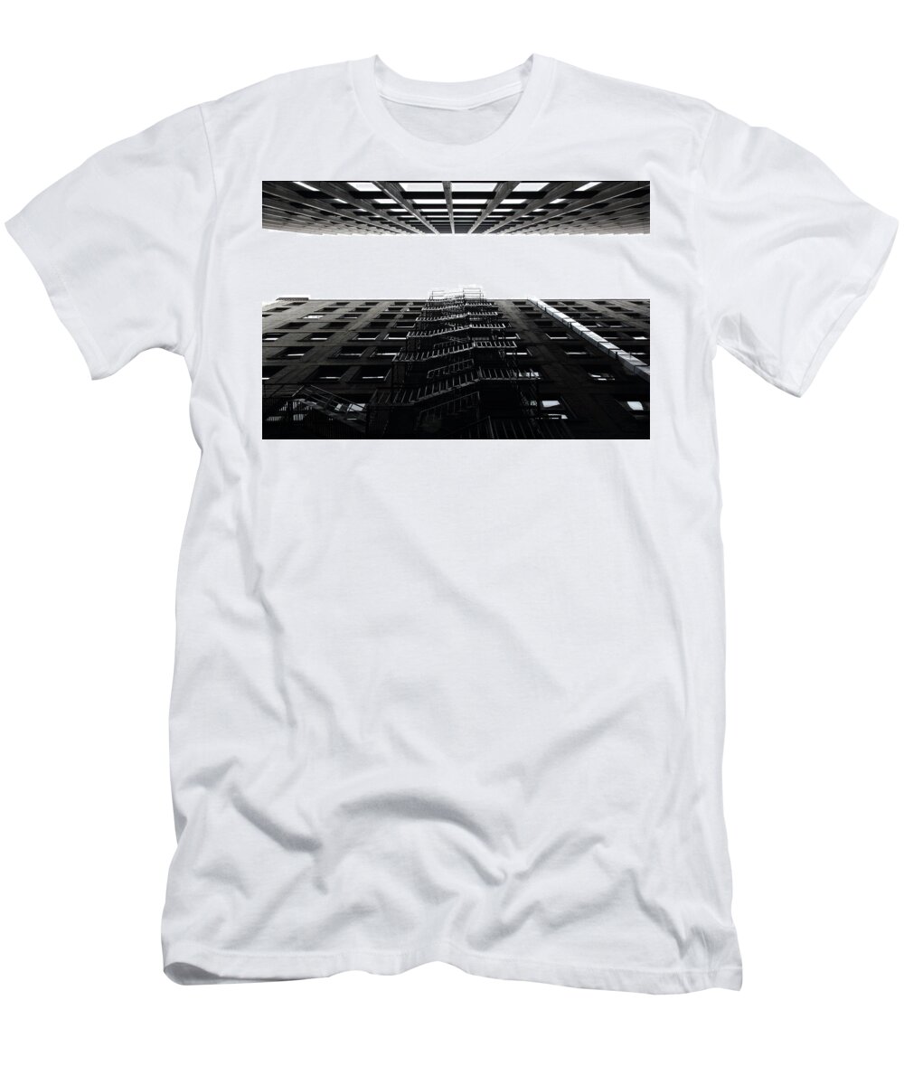 Urban T-Shirt featuring the photograph Escape by Kreddible Trout