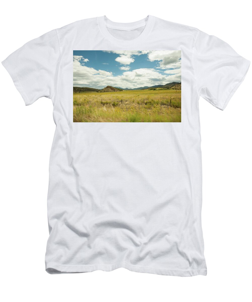  T-Shirt featuring the photograph Golden Meadows #1 by Carl Wilkerson
