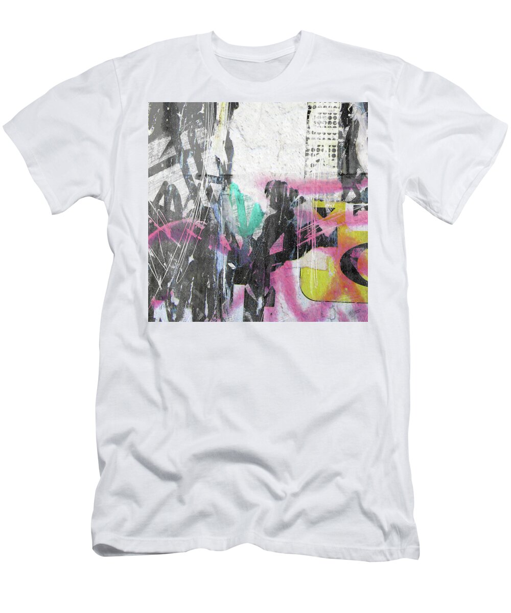 Graffiti T-Shirt featuring the digital art Graffiti Grunge #1 by Roseanne Jones