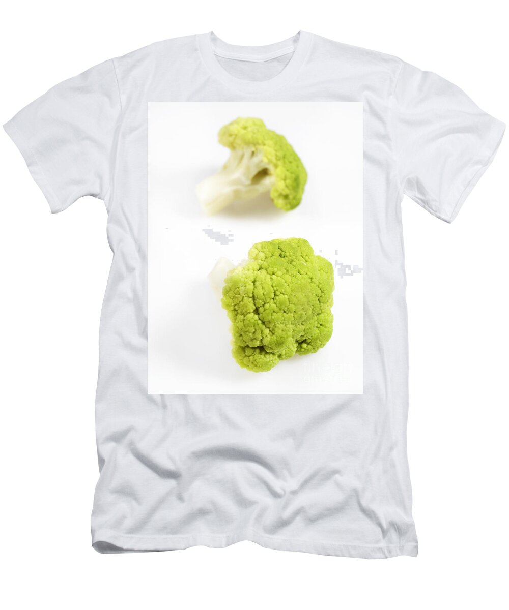 Botany T-Shirt featuring the photograph Green Cauliflower #1 by Gerard Lacz
