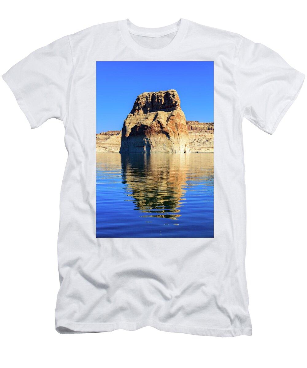 Lone Rock Canyon T-Shirt featuring the photograph Lone Rock Canyon by Raul Rodriguez