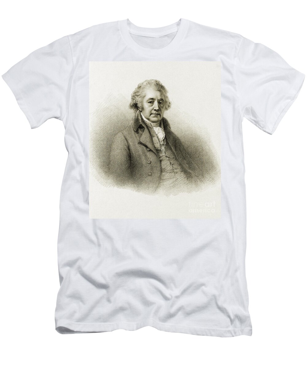 Historic T-Shirt featuring the photograph Matthew Boulton, English Manufacturer #1 by Wellcome Images