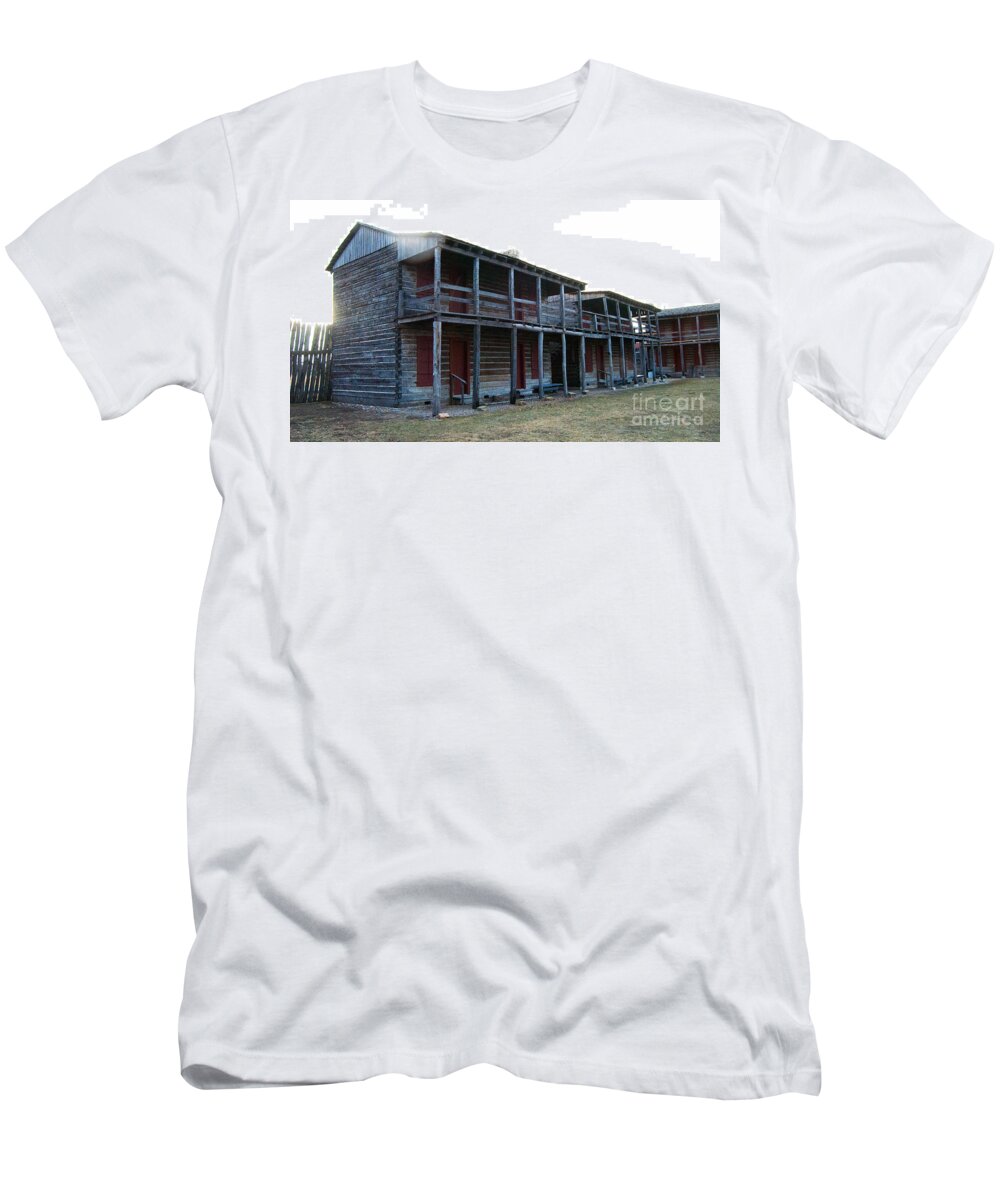 Fort T-Shirt featuring the photograph Old Fort Madison #1 by George D Gordon III