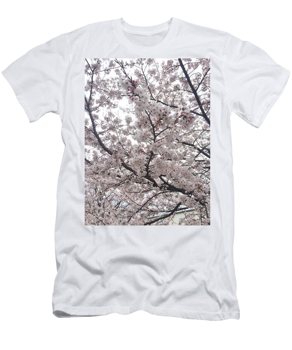 Sakura T-Shirt featuring the photograph Sakura #1 by Mono Hibiki