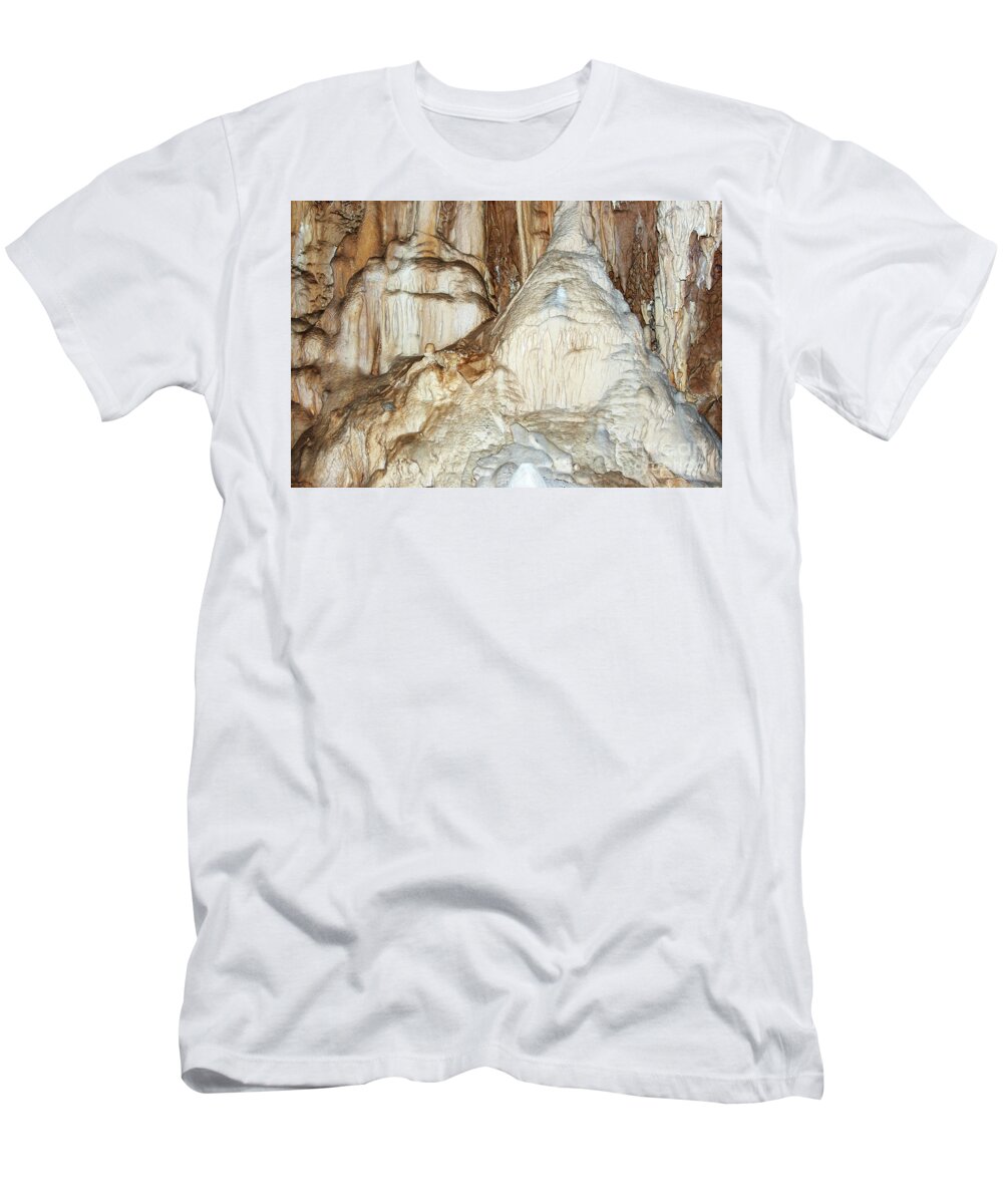 Cave T-Shirt featuring the photograph Stalactite cave #1 by Michal Boubin