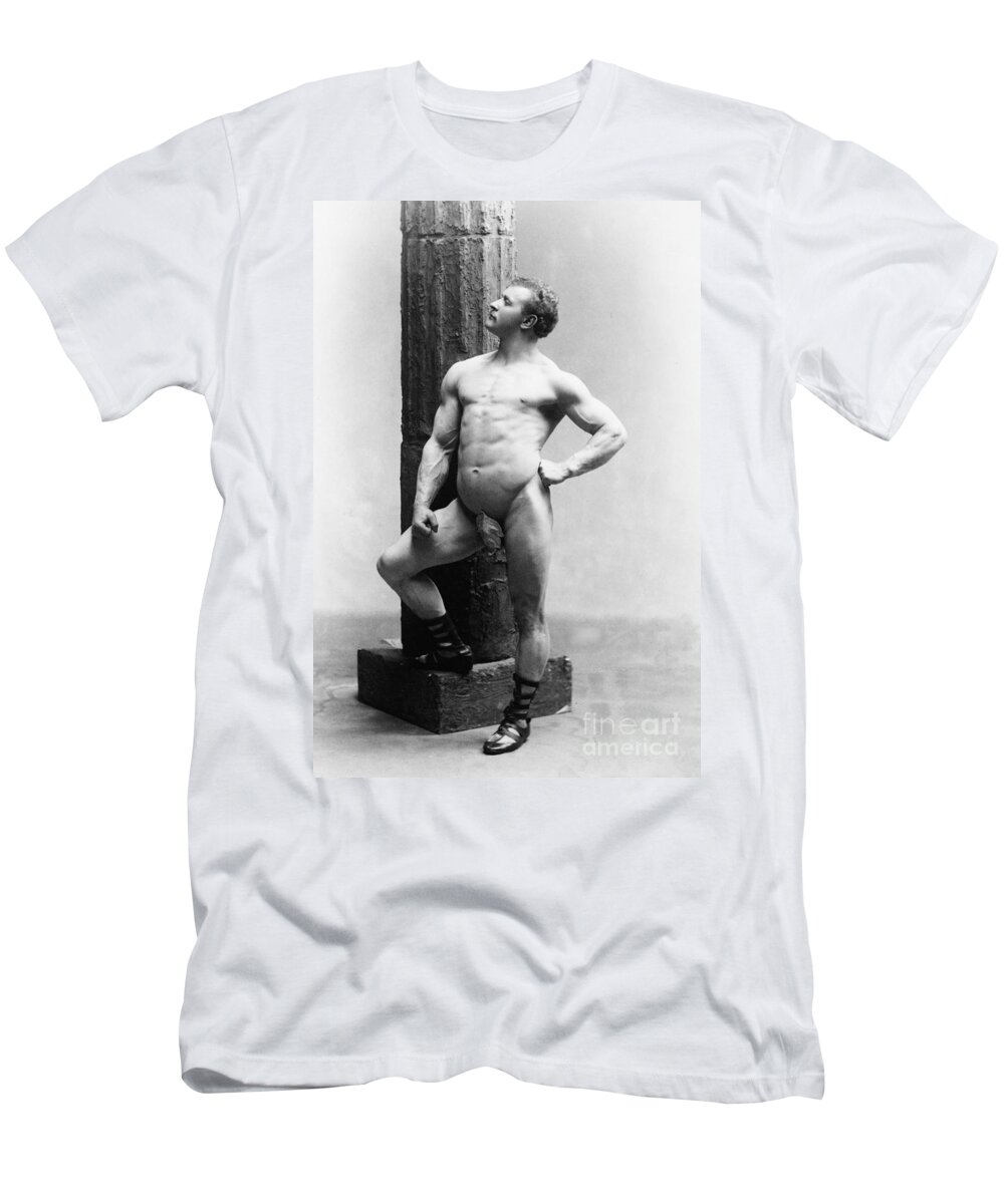 Erotica T-Shirt featuring the photograph Eugen Sandow, Father Of Modern #11 by Science Source