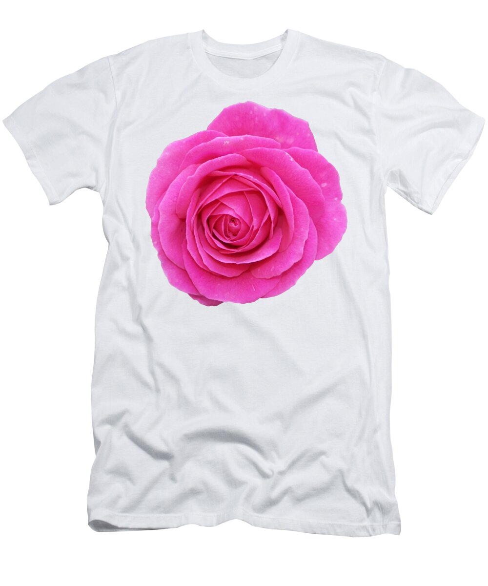Rose; Roses; Red; Pink; Flower; Plant; Spring; Flowers; Photograph; Photography; Springtime; Season; Nature; Natural; Natural Environment; Flora; Bloom; Blooming; Blossom; Blossoming; Color; Colorful; Country; Countryside; Macro; Close-up; Detail; Details; Poppies; T-shirts; Slim Fit T-shirts; V-neck T-shirts; Long Sleeve T-shirts; Sweatshirts; Hoodies; Youth T-shirts; Toddler T-shirts; Baby Onesies; Women's T-shirts; Women's V-neck T-shirts; Junior T-shirts T-Shirt featuring the photograph Rose #12 by George Atsametakis