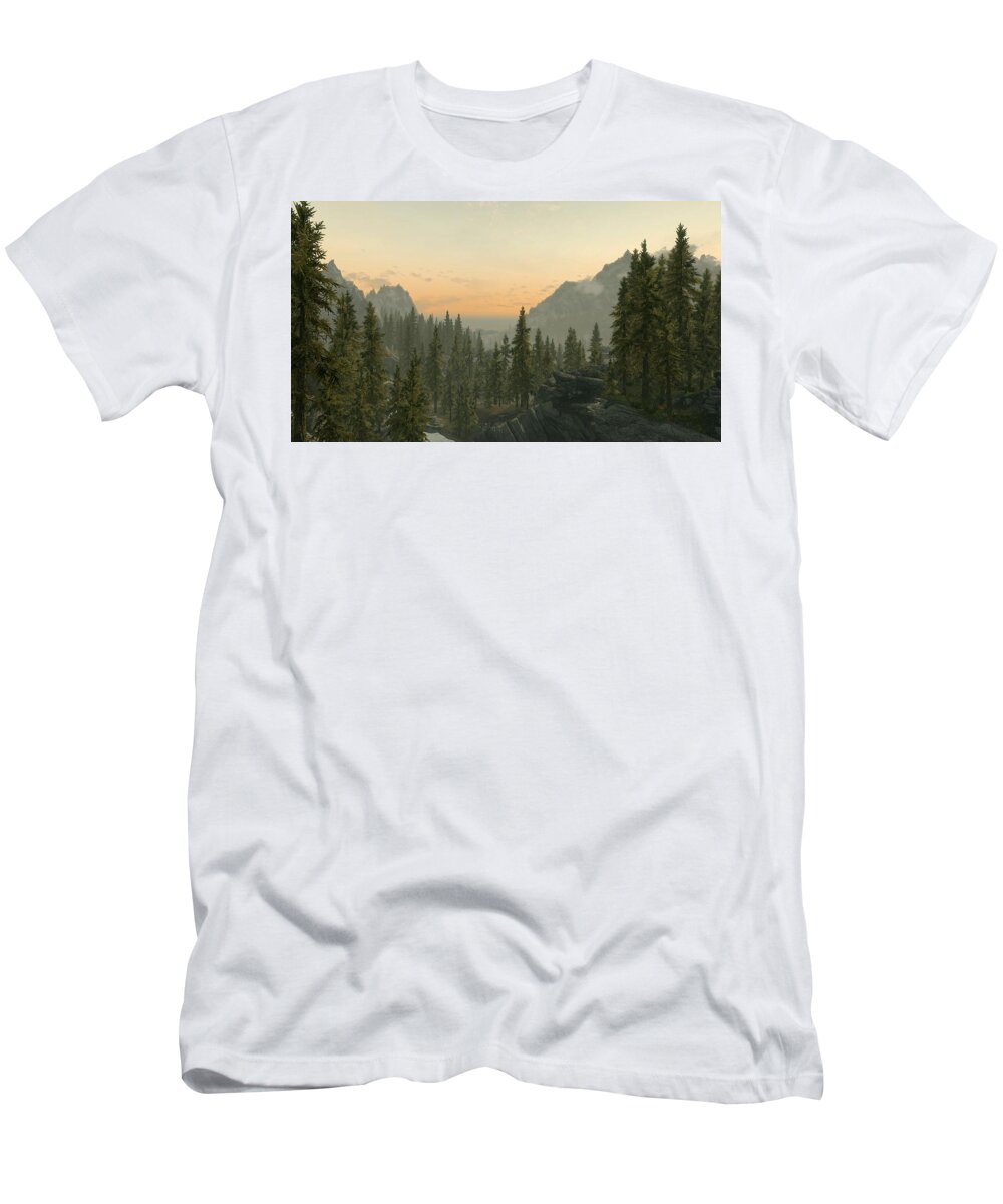 Video Game T-Shirt featuring the digital art Video Game #14 by Maye Loeser
