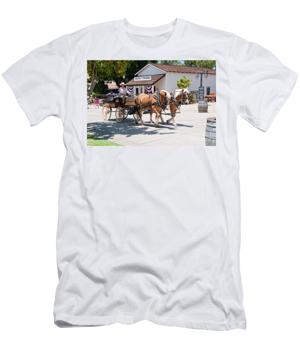 Animals T-Shirt featuring the digital art Old Town San Diego #19 by Carol Ailles