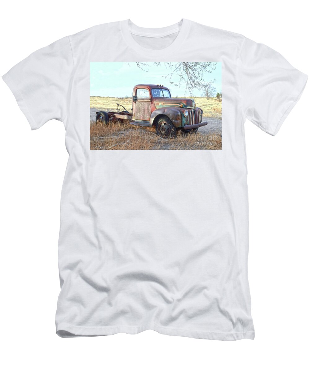 1940s T-Shirt featuring the photograph 1940s Ford Farm Truck by Catherine Sherman