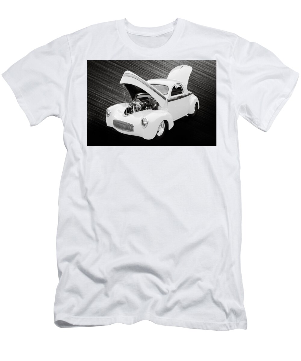 1941 Willys Coope T-Shirt featuring the photograph 1941 Willys Coope Classic Car Photograph 1225.01 by M K Miller