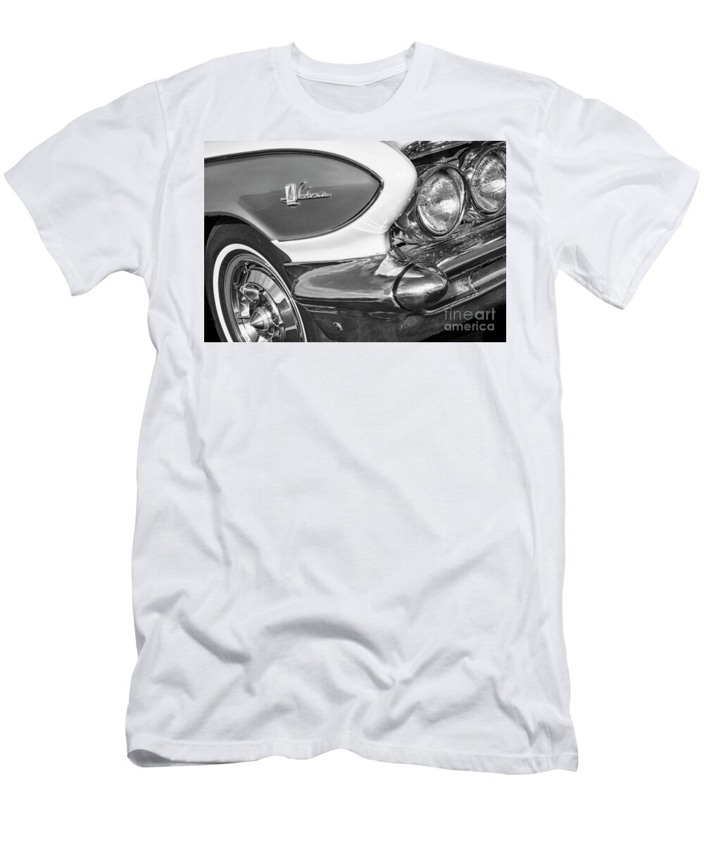 1961 T-Shirt featuring the photograph 1961 Le Sabre Monotone by Dennis Hedberg