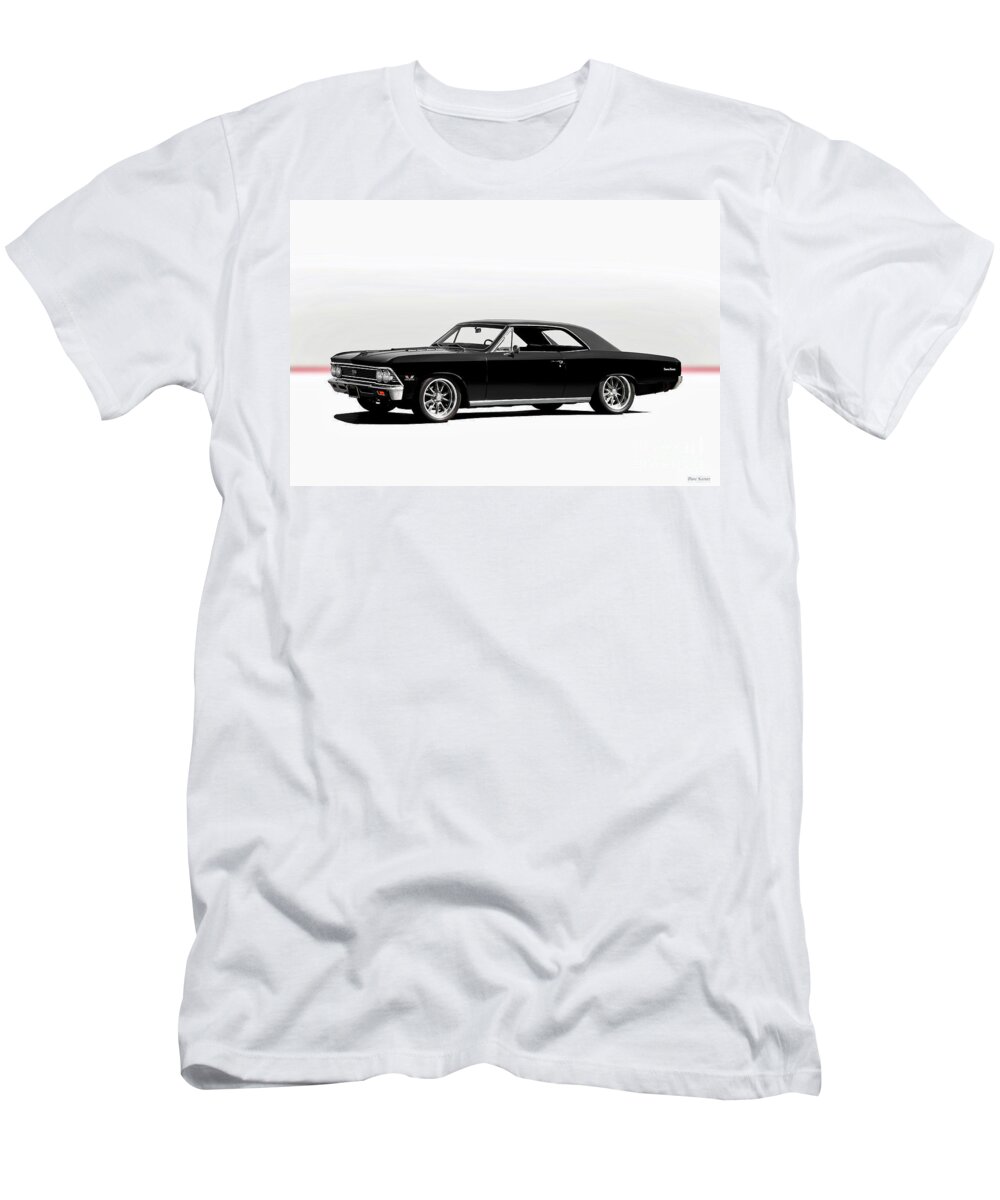 Automobile T-Shirt featuring the photograph 1966 Chevelle Super Sport SS396 by Dave Koontz