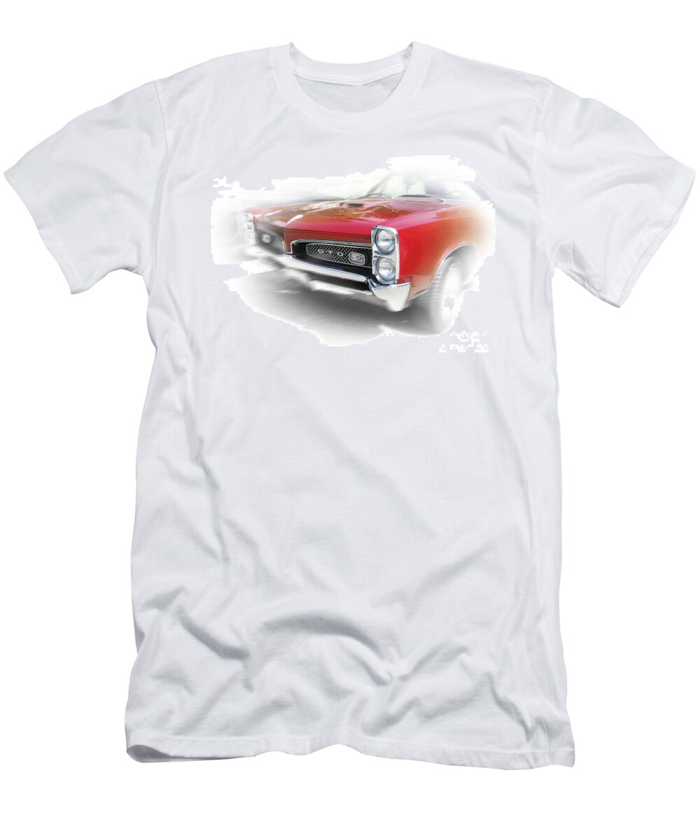 1967 T-Shirt featuring the photograph 1967 Pontiac GTO by Ron Long