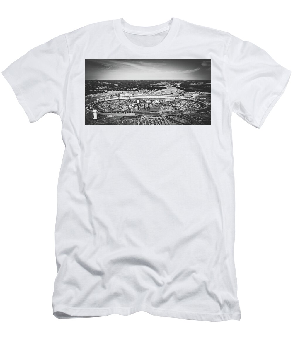 Charlotte Motor Speedway T-Shirt featuring the photograph Charlotte Motor Speedway #2 by Mountain Dreams