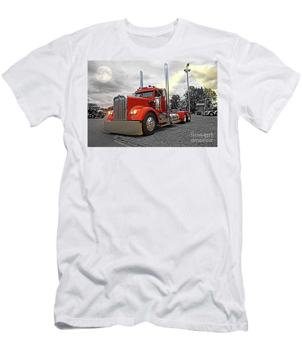 Big Rigs T-Shirt featuring the photograph Classic Kenworth #2 by Randy Harris