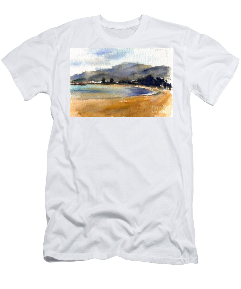 House T-Shirt featuring the painting Delta river in Georgioupolis #2 by Karina Plachetka