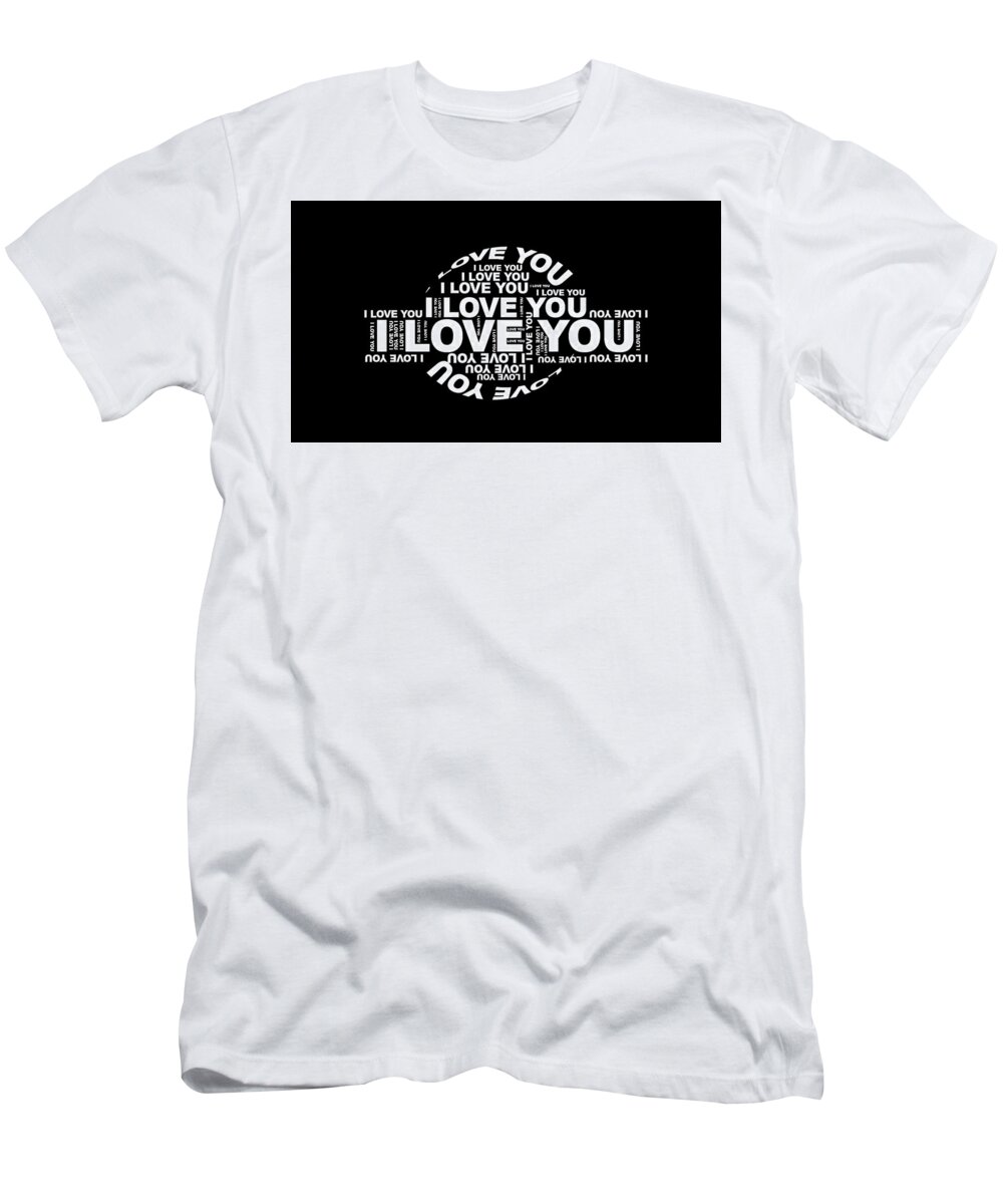 Love T-Shirt featuring the digital art Love #2 by Maye Loeser