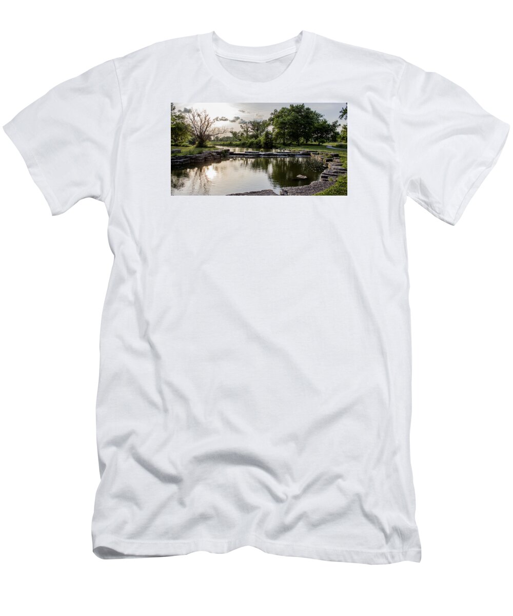 Sunset T-Shirt featuring the photograph Midwest Sunset #2 by Mike Dunn
