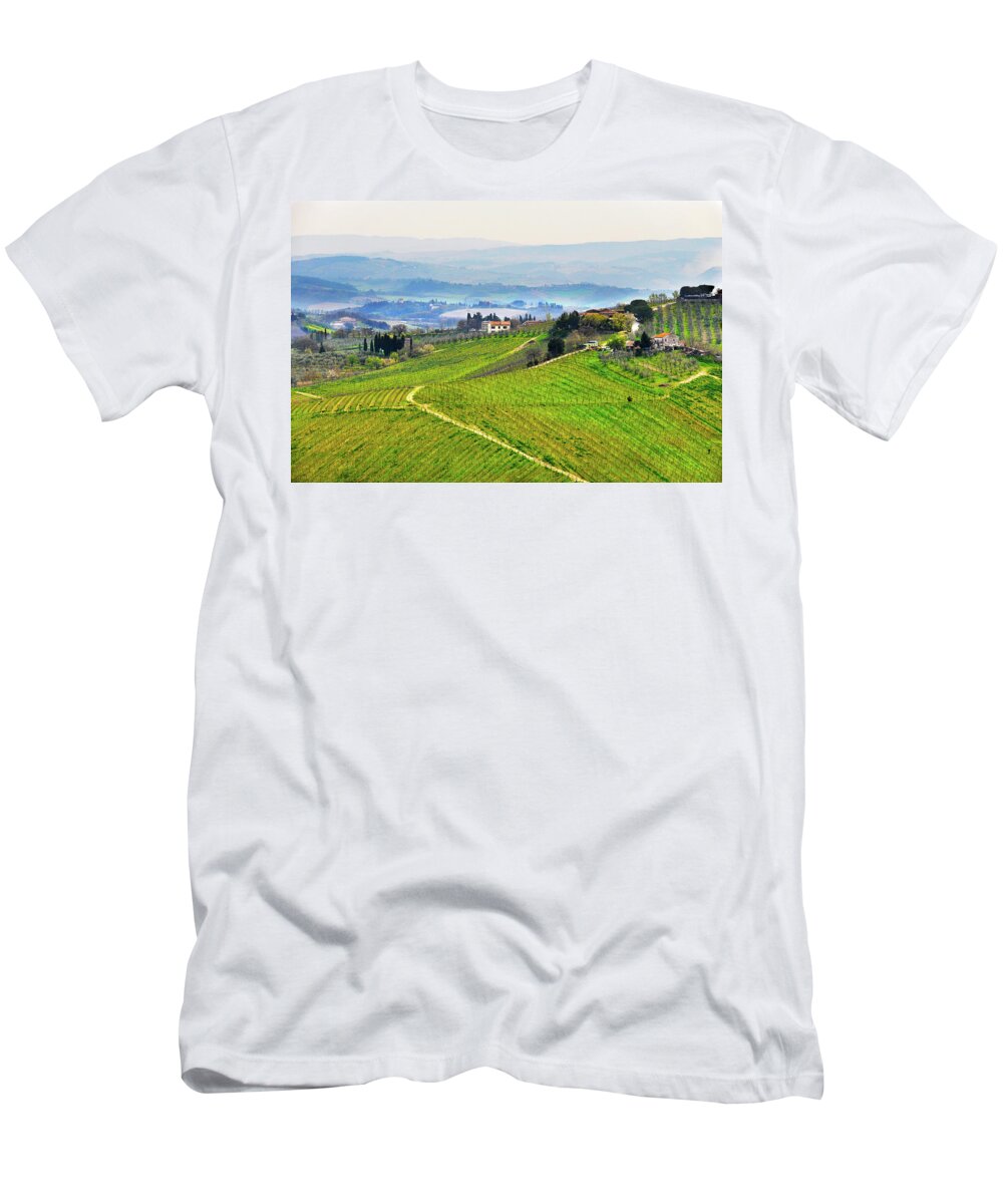 Tuscany T-Shirt featuring the photograph Tuscany landscape #2 by Dutourdumonde Photography