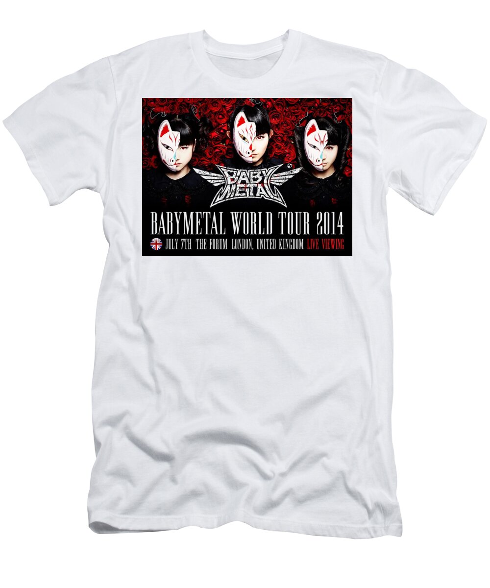 Babymetal T-Shirt featuring the photograph Babymetal #21 by Mariel Mcmeeking