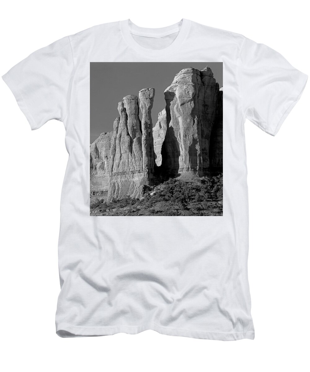 The Mace T-Shirt featuring the photograph 213538 The Mace in Cathedral Rock Group by Ed Cooper Photography