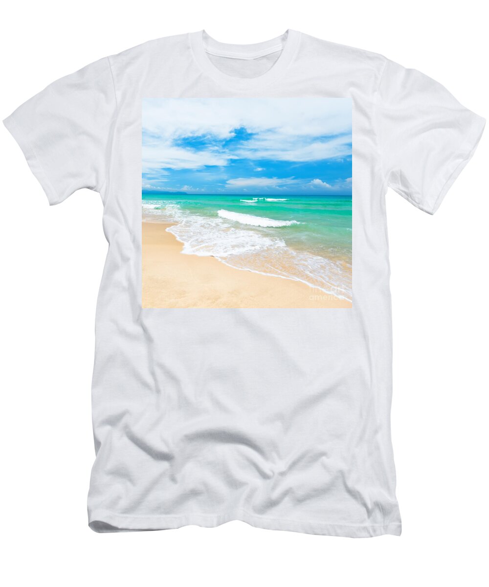 Beach T-Shirt featuring the photograph Beach by MotHaiBaPhoto Prints